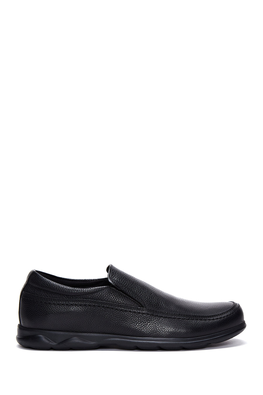 Men's Black Leather Casual Loafer 22WFD6935FT | Derimod