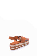 Women's Straw Detailed Sandals | Derimod