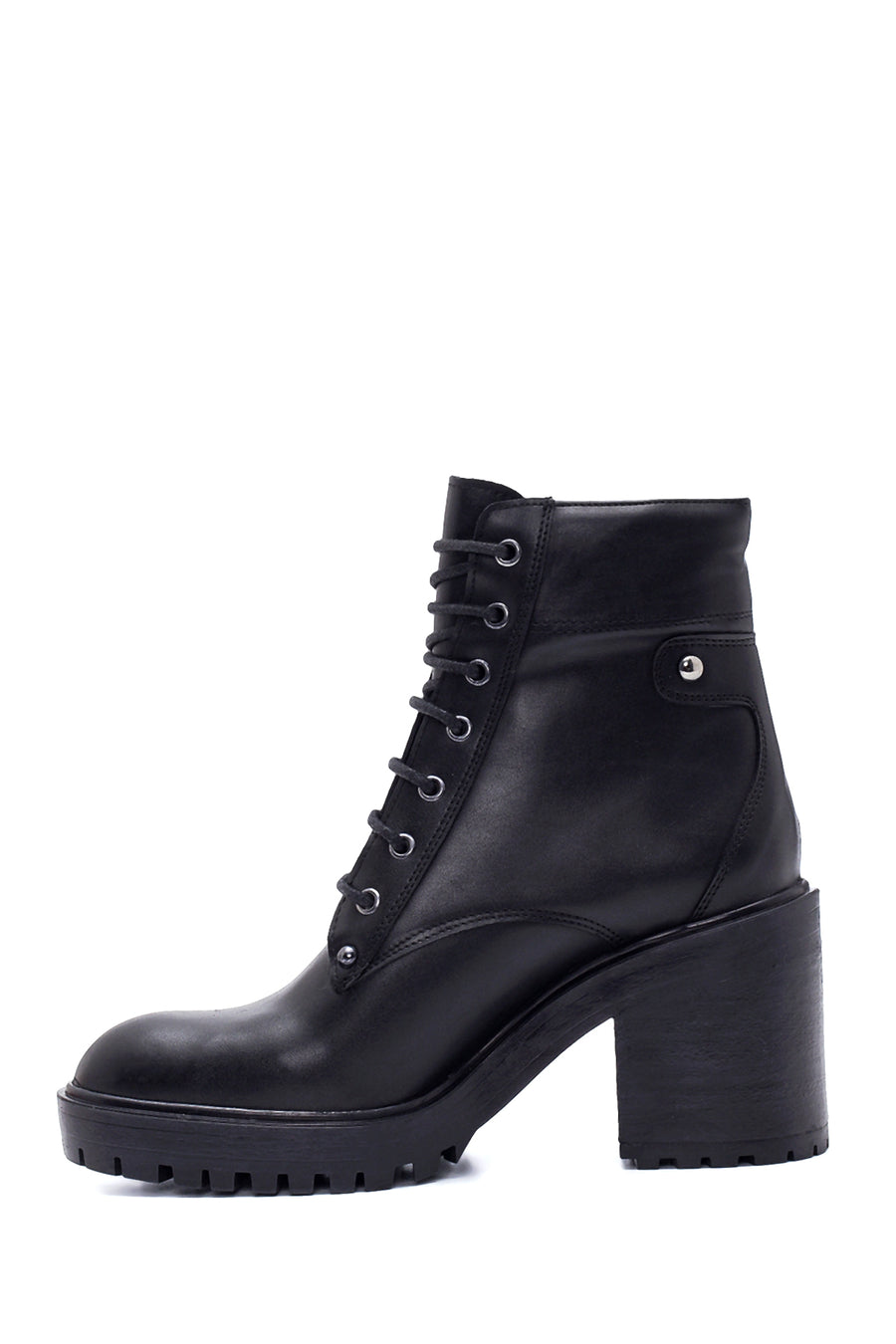 Women's Leather Heeled Boots