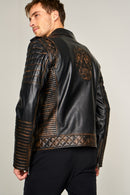 Escobar Men's Leather Jacket | Derimod