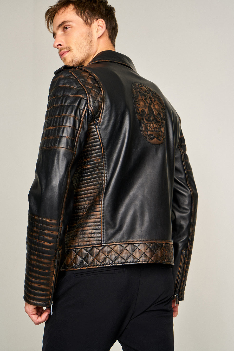 Escobar Men's Leather Jacket