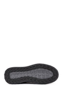 Erkek Siyah Bağcıklı Deri Casual Sneaker | Derimod