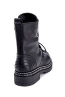 Women's Leather Stone Boots | Derimod