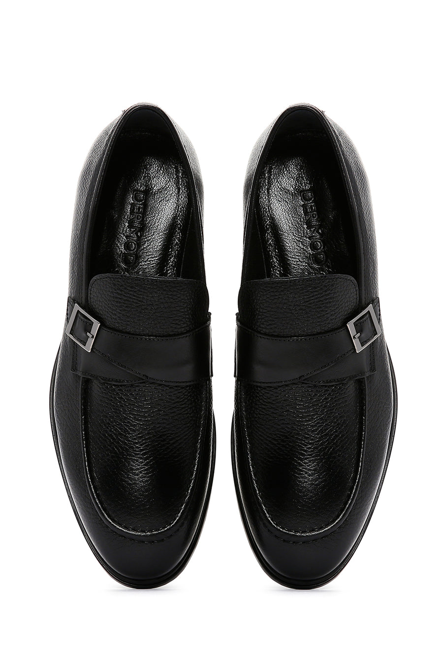 Erkek Siyah Deri Klasik Loafer