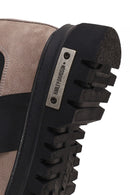 Harley Davidson Woman Mink Nefud Thick-Soled Leather Chelsea Boots | Derimod