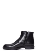 Men's Leather Casual Zipper Boots | Derimod