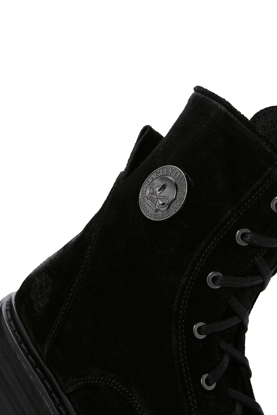 Harley Davidson Men's Black Vilfrid Exc Nubuck Leather Boots