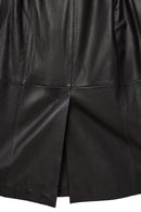 Beyonce Women's Black Leather Coat | Derimod