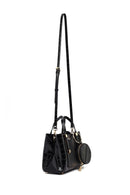 Women's Black Long Strap Mini Classic Handbag | Derimod