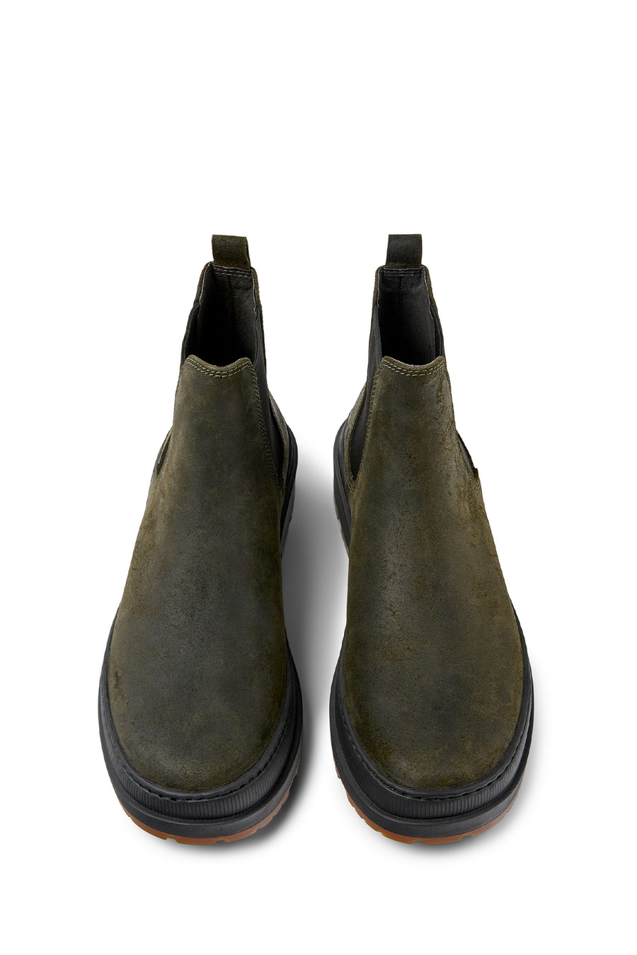Camper Men's Green Brutus Trek Leather Chelsea Boots