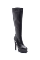Women's Leather Heeled Boots | Derimod