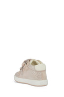 Geox Baby Girl Beige Biglia Strappy Suede Sneakers | Derimod