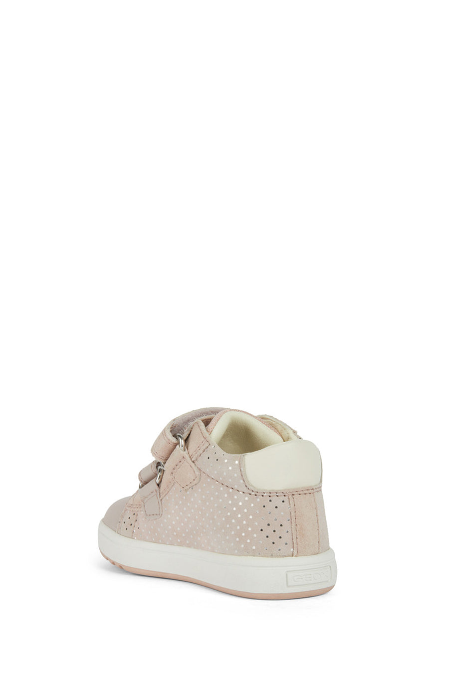 Geox Baby Girl Beige Biglia Strappy Suede Sneakers