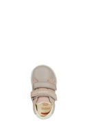 Geox Baby Girl Beige Biglia Strappy Suede Sneakers | Derimod