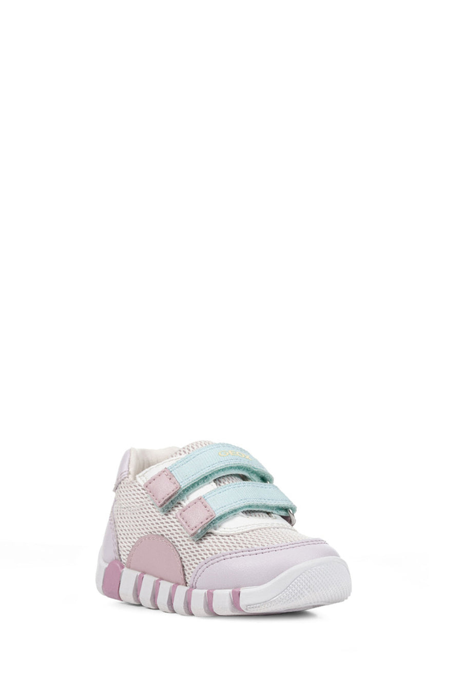 Geox Baby Girl Pink Lupidoo Strappy Leather Sneakers