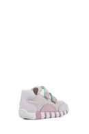 Geox Baby Girl Pink Lupidoo Strappy Leather Sneakers | Derimod