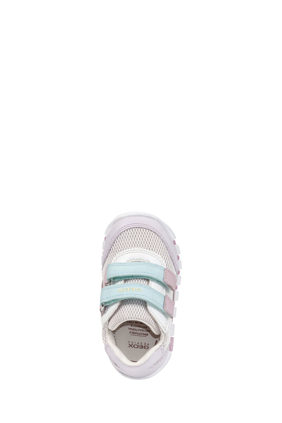 Geox Baby Girl Pink Lupidoo Strappy Leather Sneakers