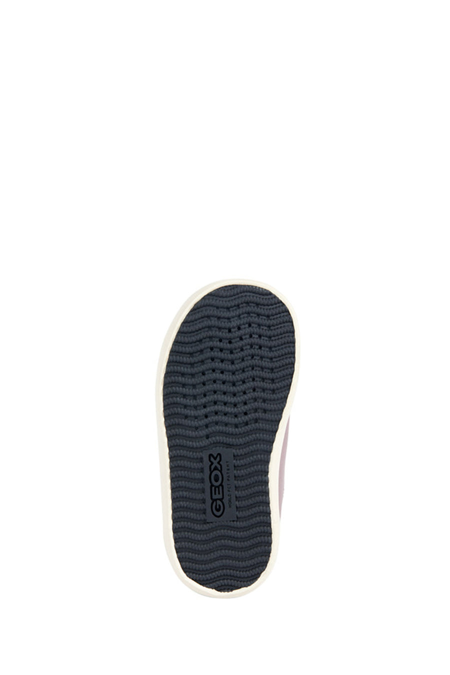 Geox Baby Girl Pink Banded Suede Leather Sneakers