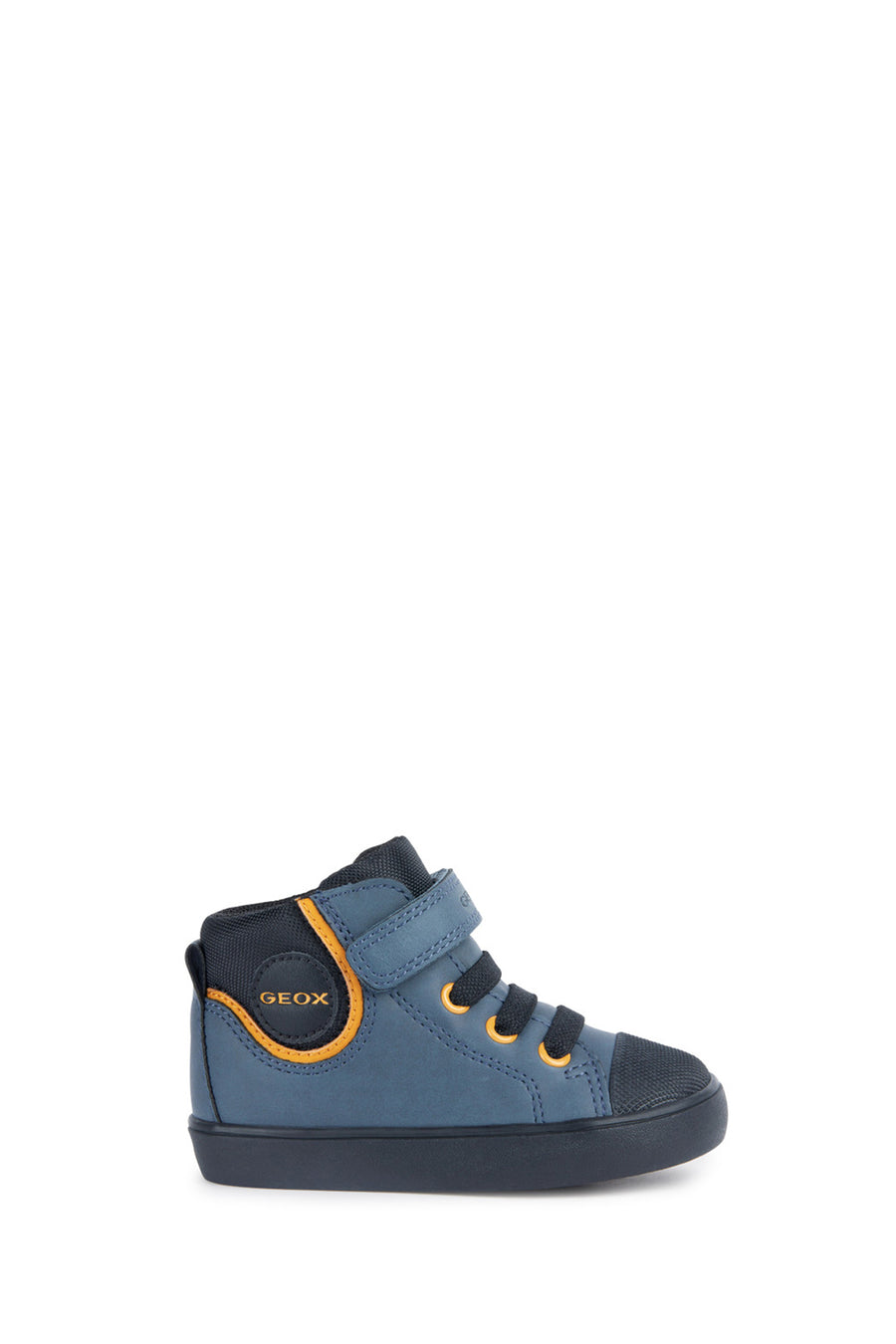 Geox Baby Boy Navy Blue Gisli B Banded Leather Sports Sneakers B361NB0MEFUC4B2V | Derimod