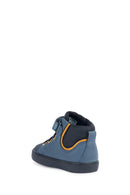 Geox Baby Boy Navy Blue Gisli B Banded Leather Sports Sneakers | Derimod