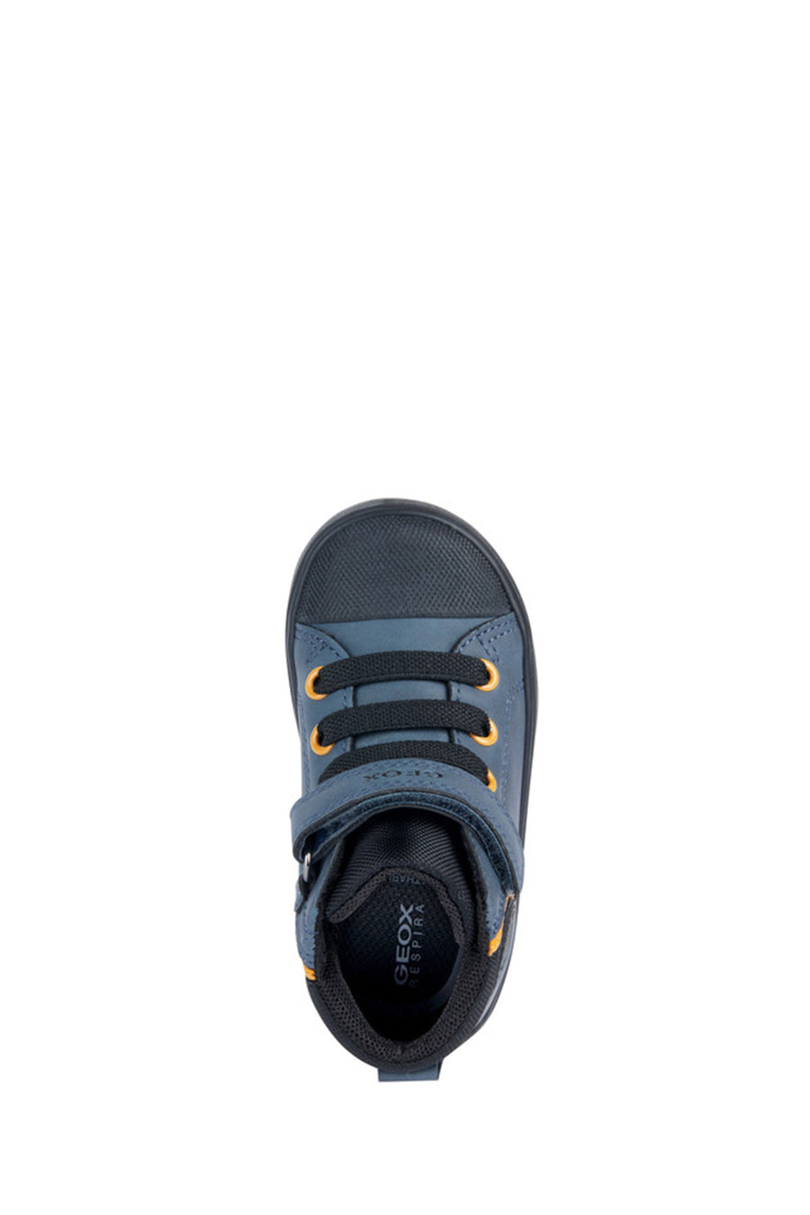 Geox Baby Boy Navy Blue Gisli B Banded Leather Sports Sneakers
