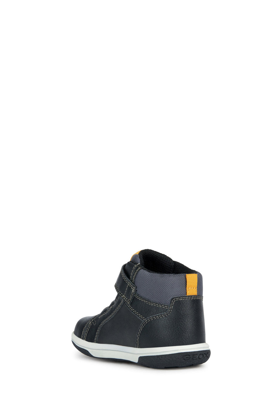 
Geox Baby Boy Black Strapped Leather Sneaker
