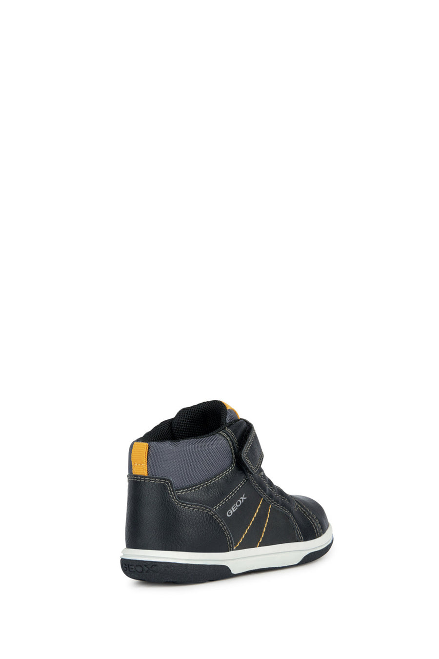 
Geox Baby Boy Black Strapped Leather Sneaker
