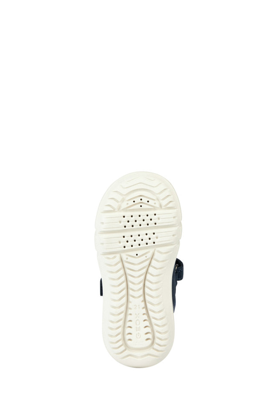 Geox Baby Boy Navy Blue Hyroo A-Striped Suede Leather Sports Boots