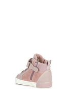 Geox Baby Girl Pink Suede Leather Sneaker with Hairband | Derimod