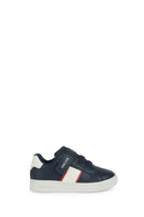 Geox Erkek Bebek Lacivert B Eclyper A - Synt. Lea Çift Bantlı Sneaker | Derimod