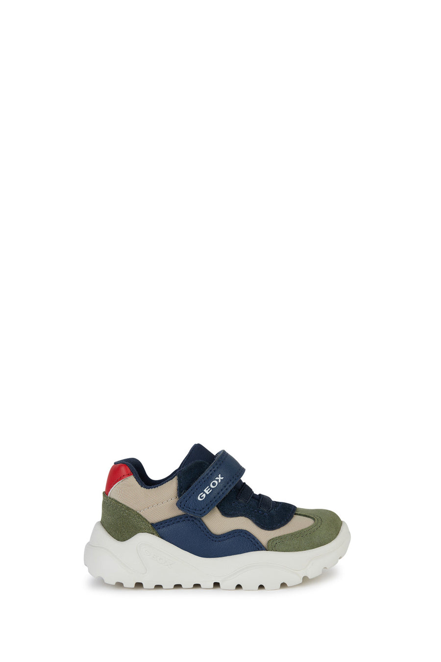 Geox Baby Boy Navy Blue Suede Sneaker with Ciufciuf Straps B455RB0FU22CF4F3 | Derimod