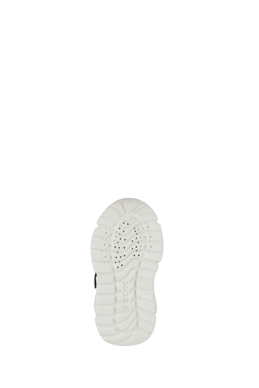 Geox Baby Boy Navy Blue Suede Sneaker with Ciufciuf Straps