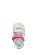Geox Kız Bebek B Sandal Iupidoo A - Synt + Mesh Çift Bantlı Kumaş Sandalet | Derimod
