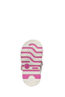 Geox Kız Bebek Beyaz B Sandal Iupidoo A - Synt + Mesh Bantlı Kumaş Sandalet | Derimod