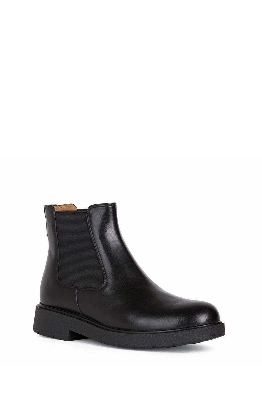 Geox Women's Black Spherica EC1 Leather Chelsea Boots
