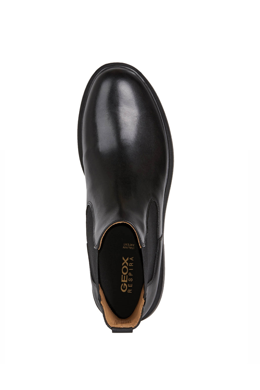 Geox Women's Black Spherica EC1 Leather Chelsea Boots