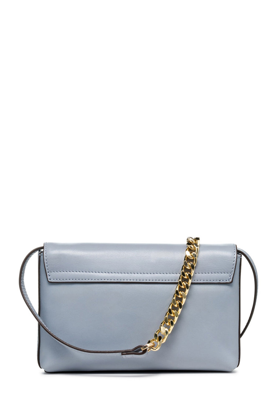 Geox Women Blue Liliane Chain Strap Leather Crossbody Bag