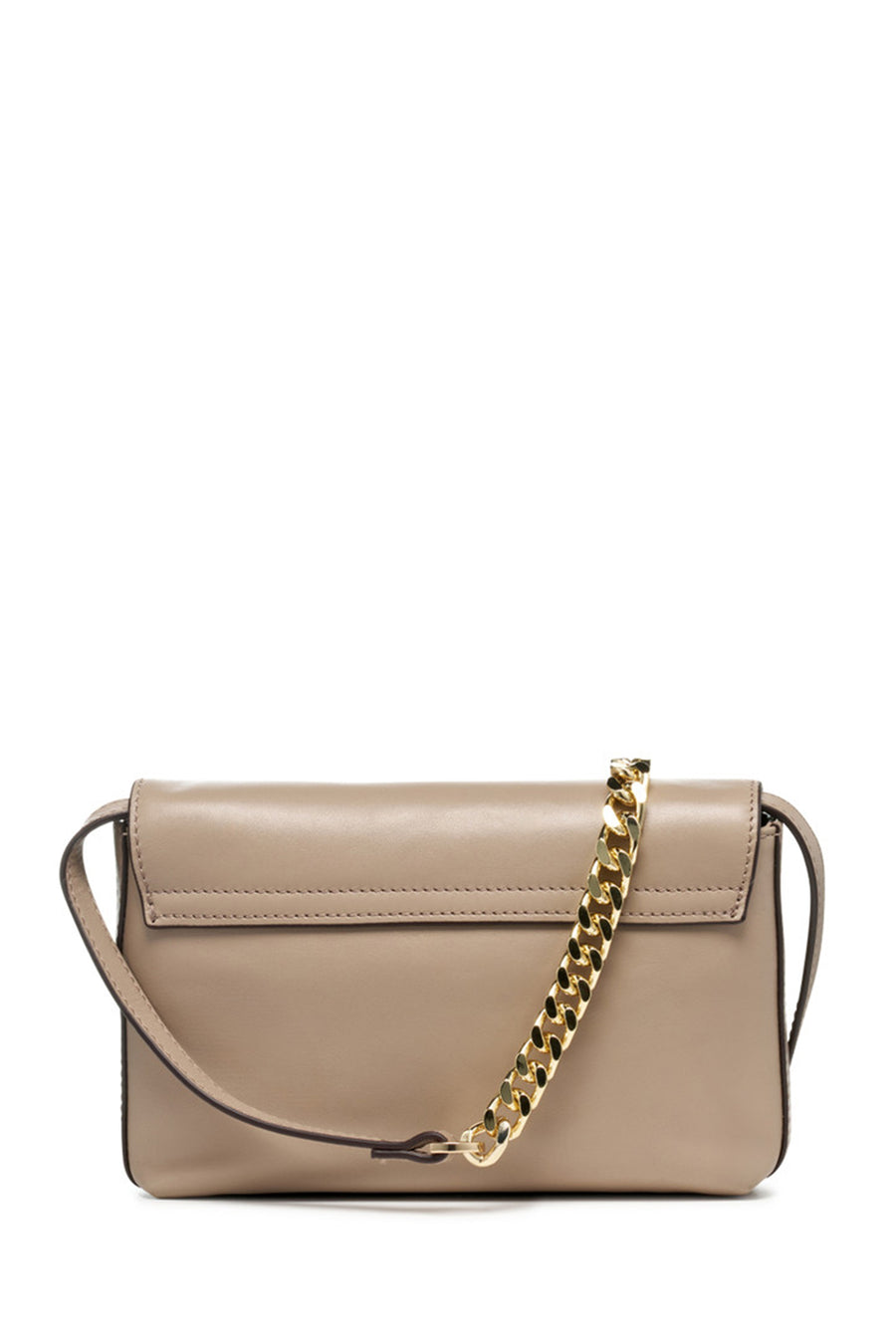 Geox Women Mink Liliane Chain Strap Leather Crossbody Bag