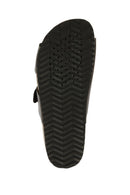 Geox Women's Gray Brionia Leather Slippers | Derimod