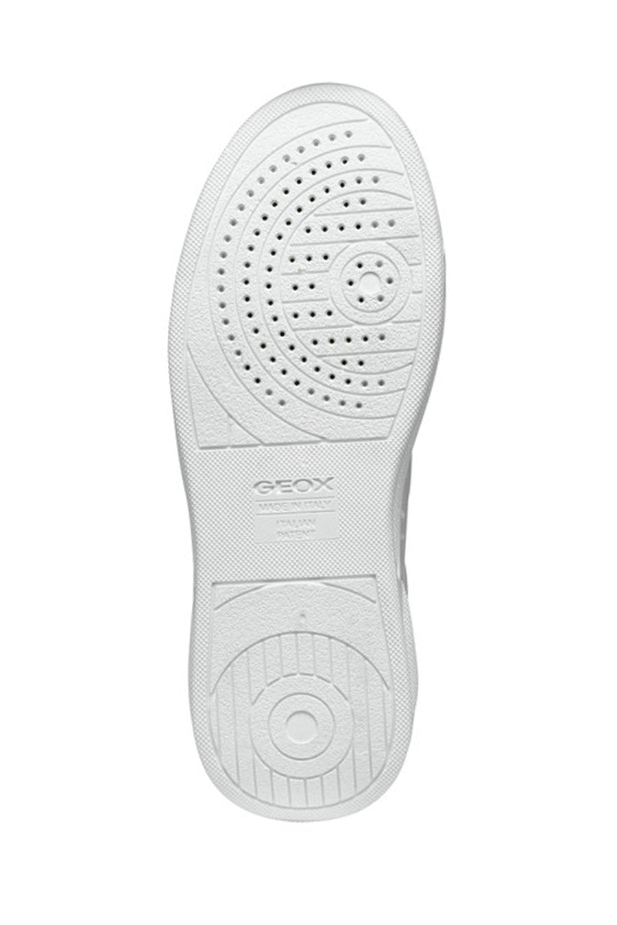 
Geox Women's White Lace-Up Leather Sneaker
