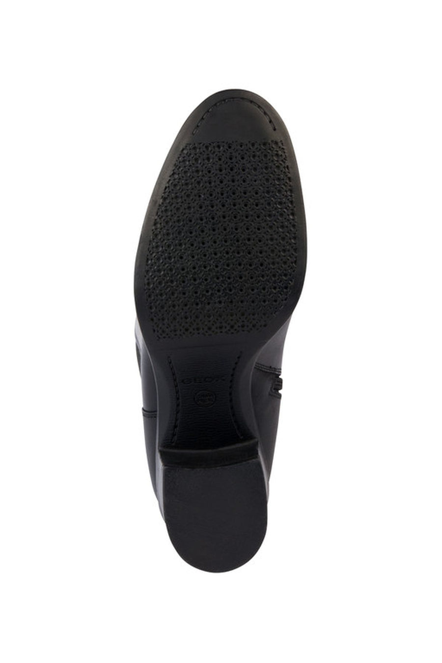 Geox Women's Black New Asheel Leather Zippered Boots