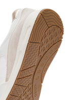 Geox Women's White Bulmya Lace-Up Leather Sneaker | Derimod