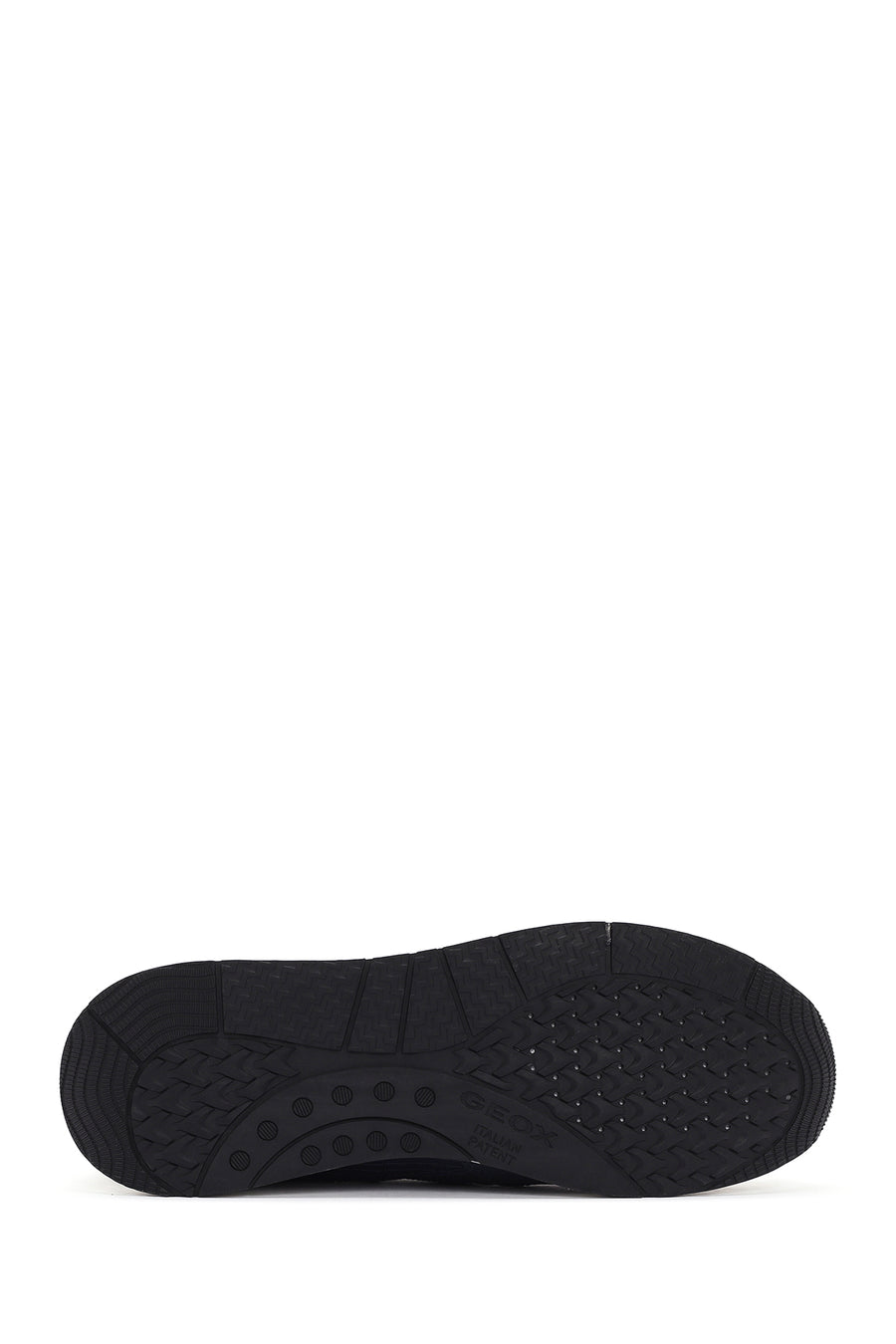 Geox Women's Navy Blue Bulmya Lace-Up Leather Sneaker