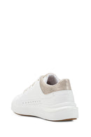 Geox Women's White Dalyla Lace-up Leather Sneaker | Derimod