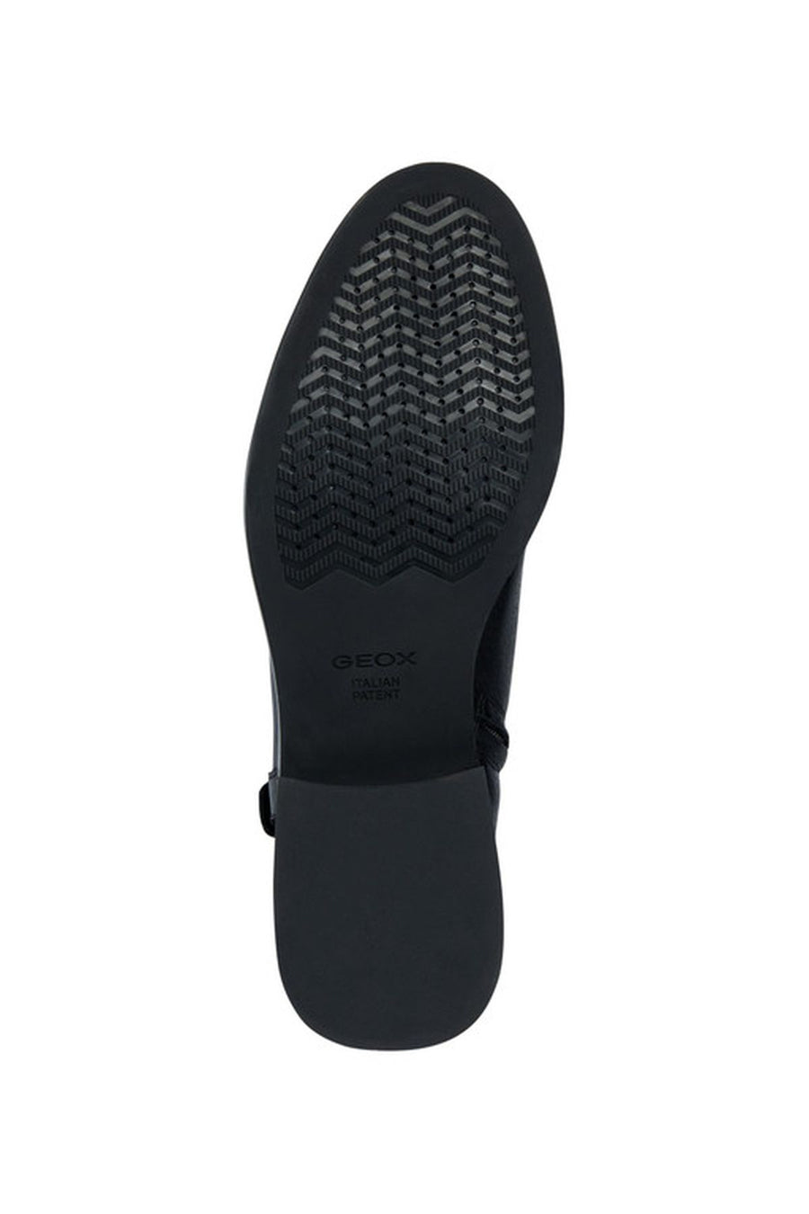 Geox Women's Black Tormalina Zippered Leather Boots