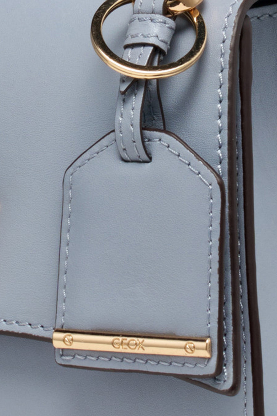 Geox Women Blue Ciclaminia Leather Crossbody Bag
