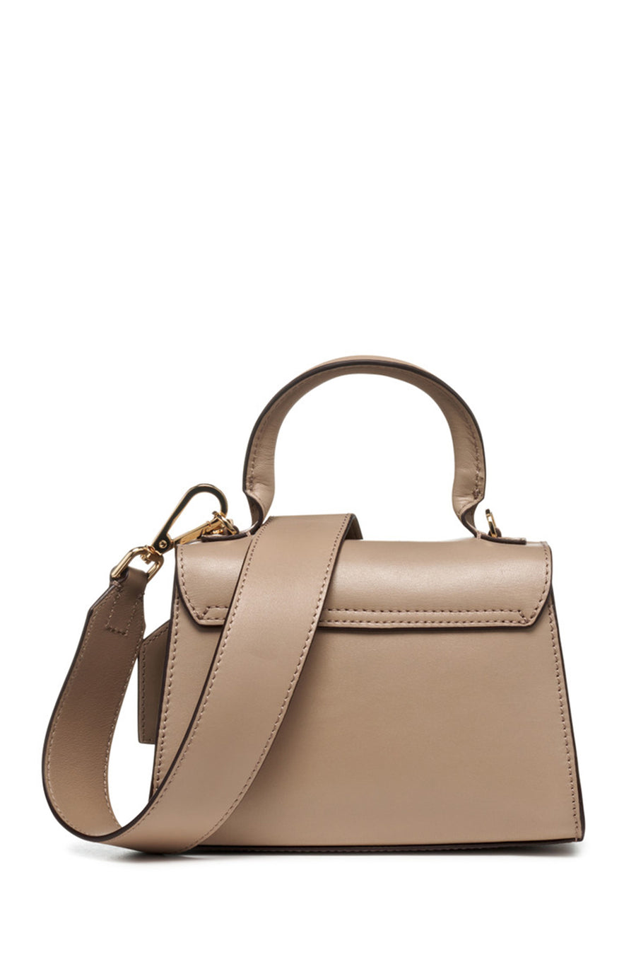 Geox Women Mink Ciclaminia Leather Crossbody Bag