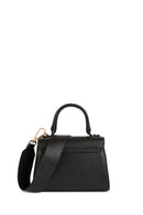 Geox Women's Black Ciclaminia Leather Crossbody Bag | Derimod