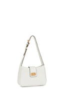 Geox Women's White Ciclaminia Leather Shoulder Bag | Derimod
