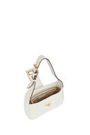 Geox Women's White Ciclaminia Leather Shoulder Bag | Derimod
